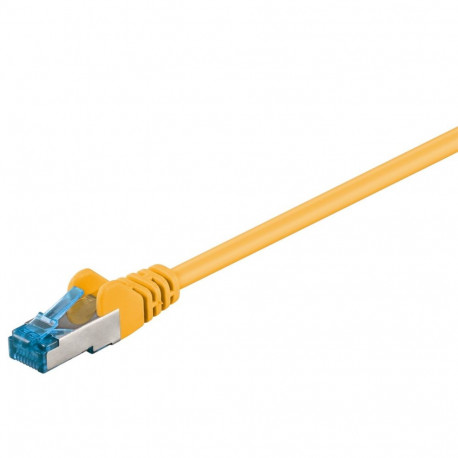 Goobay CAT 6A Patch-kaabel, S/FTP (PiMF), kollane 1.5 m