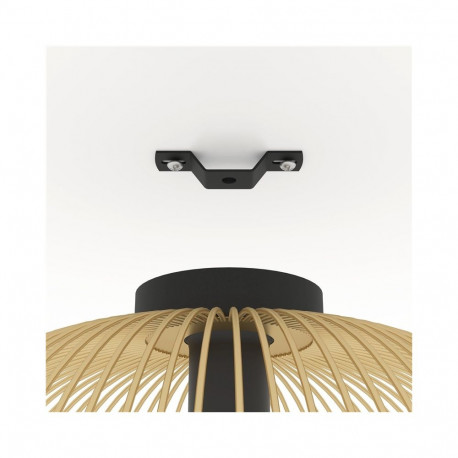 laevalgusti VENEZUELA E27 900165 must/kuldne