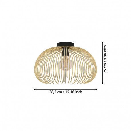 CEILING LIGHT VENEZUELA E27 900165 BL/GL