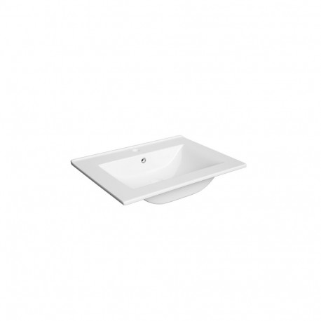 WASHBASIN METRO PLAN D60 WHITE