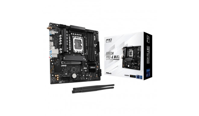 Mainboard|ASROCK|Intel B860 Express|LGA1851|Micro-ATX|Memory DDR5|Memory slots 4|B860MPRO-AWIFI