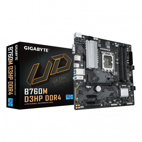 Mainboard|GIGABYTE|Intel B760 Express|LGA1700|Micro-ATX|Memory DDR4|Memory slots 4|2xPCI-Express 3.0