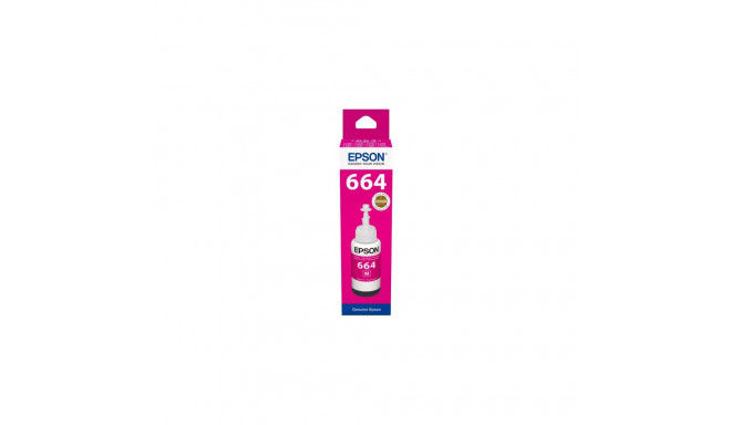 Epson T6643 (C13T66434A) Ink Refill Bottle, Magenta