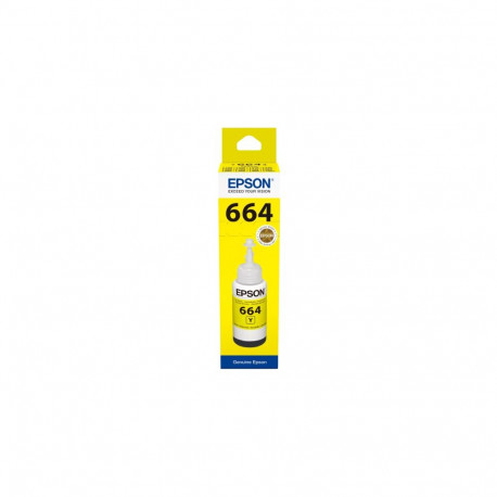 Epson 664Y (C13T66444A) Ink Refill Bottle, Yellow