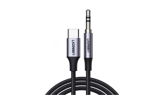 Ugreen cable USB C - mini jack 3.5mm 1m (AV143) Grey