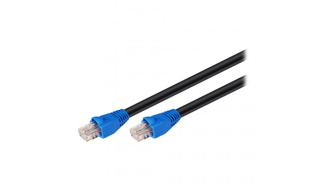 Goobay CAT 6 Outdoor Patch Cable, U/UTP, 75 m, Black