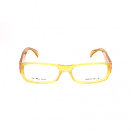 Men' Spectacle frame Armani GA806PD9 Yellow Ø 53 mm