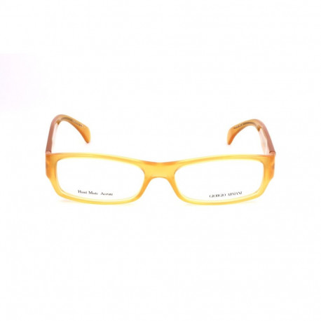 Men' Spectacle frame Armani GA806PD955 Yellow Ø 55 mm