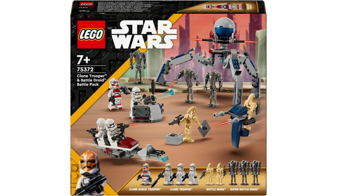 LEGO Star Wars Clone Trooper™ ja Battle Droid™ lahingupakk (75372)