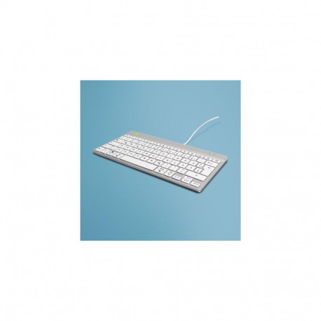 R-Go Tools Ergonomic keyboard R-Go Compact Break, compact keyboard with break software, QWERTZ (DE),