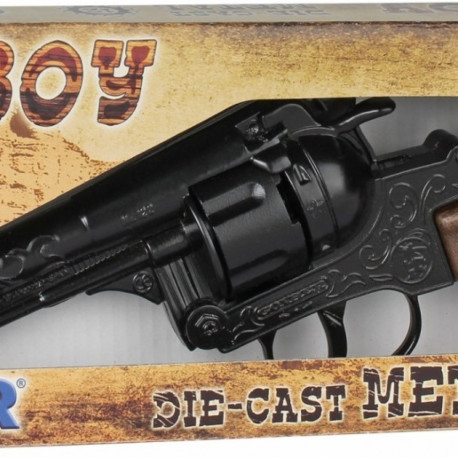 Metal cowboy revolver Gonher