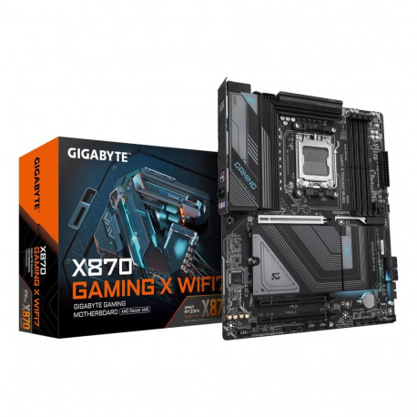 Mainboard|GIGABYTE|AMD X870|Socket AM5|ATX|RAM DDR5-SDRAM|4xSlots|Wi-Fi Yes|Bluetooth Yes|2xPCI Expr