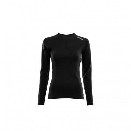 Wo WarmWool Crewneck Jet Black särk - XXL