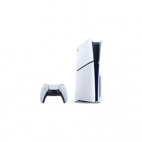 Sony PlayStation 5 Slim Game Console, Disc Drive Edition, 1TB SSD, White