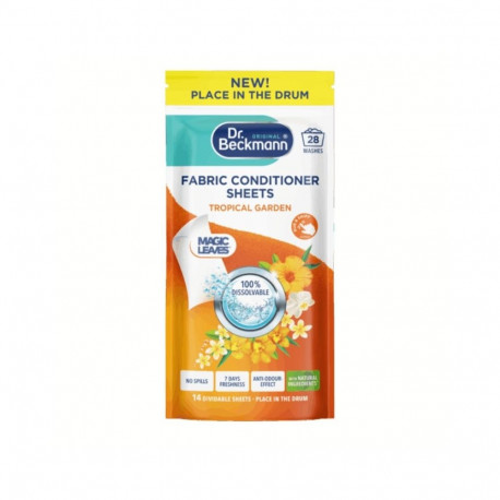 Dr. Beckmann Magic Leaves Tropical Orchid Fabric softener sheets 28pcs