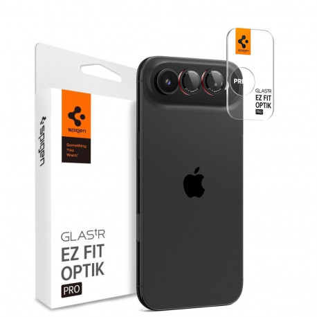 OSŁONA APARATU SPIGEN OPTIK PRO L-SERIES GLAS.TR ”EZ FIT” CAMERA PROTECTOR 2-PACK IPHONE AIR BLACK/R