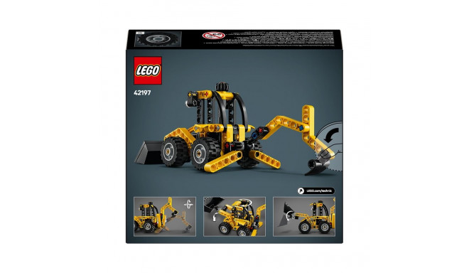 TOY CONSTRUCT LEGO BACKHOE LOADER 42197