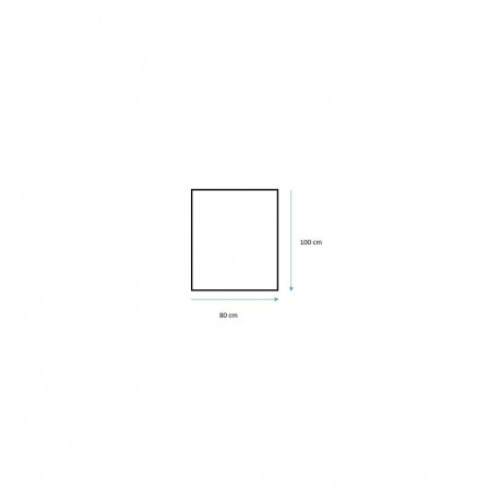 lihtne C-servaga riputatav peegel 100x80cm