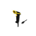 Qoltec Laser 1D barcode reader | USB