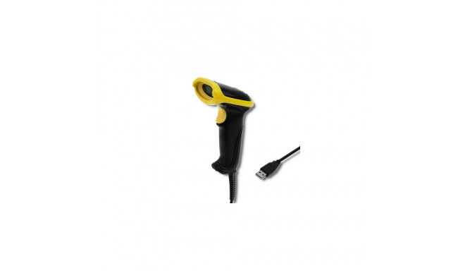 Qoltec Laser 1D barcode reader | USB