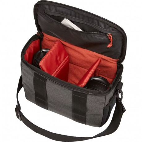 Case Logic Era obsidiaan must DSLR kaamera õlakott