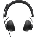 Logitech Headset Zone Wired MSFT Teams on Ear wired USB-C Gray