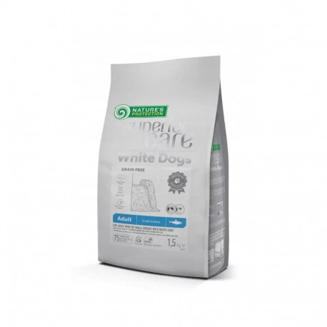 NATURE'S PROTECTION Superior Care White dog Small breeds Herring - dry dog food - 1,5kg