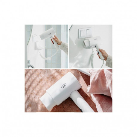 Adler AD 2285w hotelli föön valge