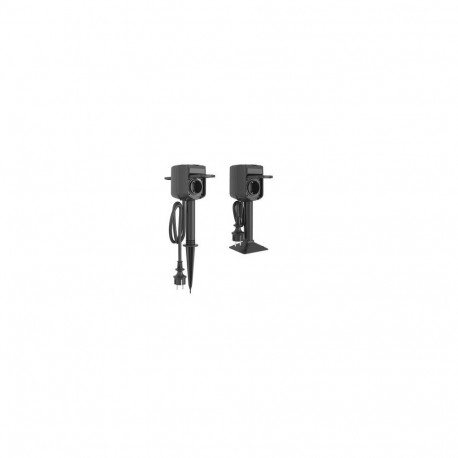 WOOX R6079 socket-outlet Type F Black