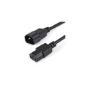 StarTech.com 1m (3ft) Power Extension Cord, C14 to C13, 10A 125V, 18AWG, Computer Power Cord Extensi