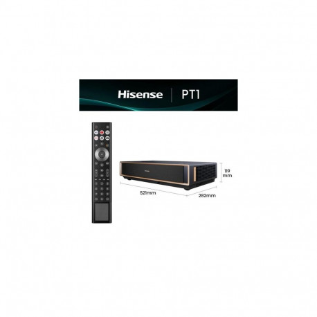 Hisense PT1 projection TV Ultra short throw projector Black 3D