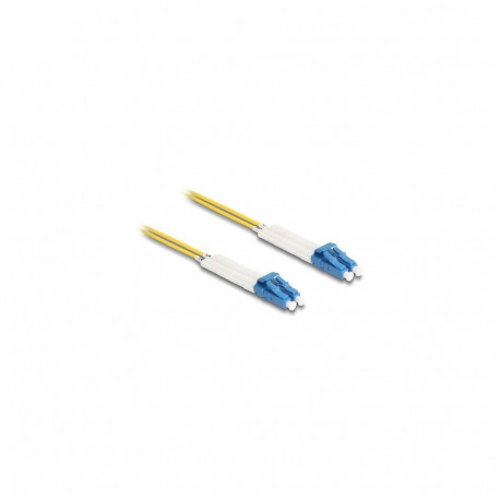 DeLOCK Optical Fiber Cable LC Duplex to LC Duplex singlemode OS2 angled 5m