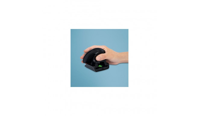 R-Go Tools Ergonomic mouse R-Go Twister, with break software, ambidextrous mouse for both hands, fol