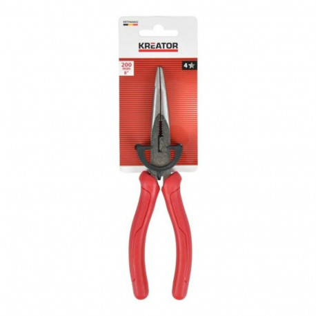 Bent nose pliers KREATOR KRTH60602 210mm, jaw depth 75mm, working width 50mm