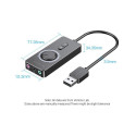 SOUND CARD ADAPTER USB/0.15M CDRBB VENTION