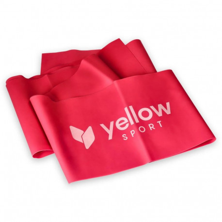 Ekspanderkumm Yellow Sport EXERCISE BAND 2 m - keskmine/punane