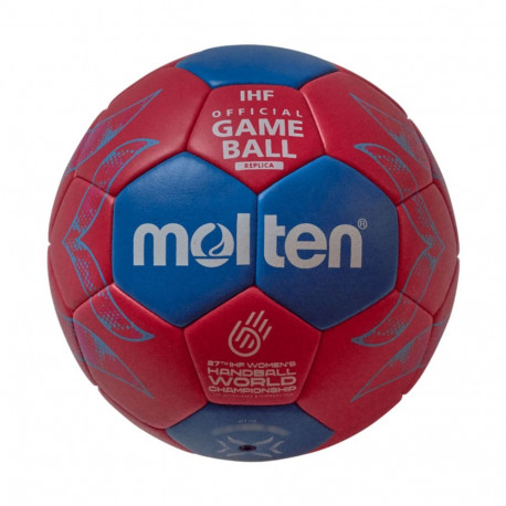 Piłka ręczna Molten H1A1800-W5Z czerwono-niebieska 1