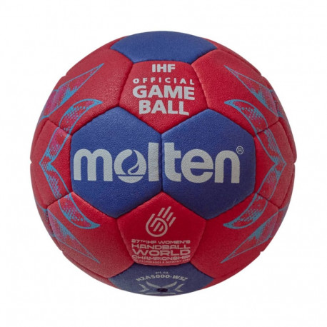 Molten käsipall IHF Approved Pro Official World Cup 2025 H2A5000-W5Z 2, punane-sinine
