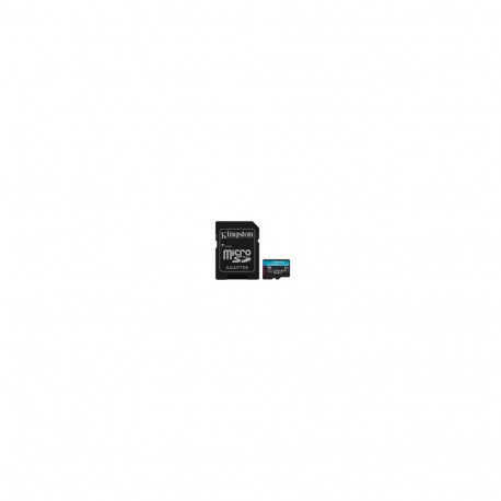 Kingston Technology microSDXC mälukaart Canvas Go Plus 1TB Gen4 200MB/s A2 U3 V30 koos adapteriga