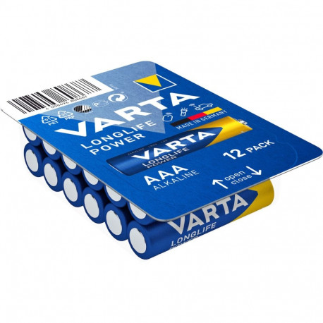 1x12 Varta Longlife Power AAA LR03 Ready-To-Sell Tray Big Box