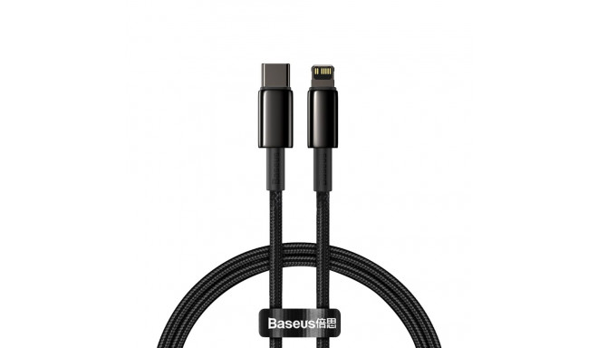 Baseus cable Tungsten PD USB-C - Lightning 1,0 m black 20W