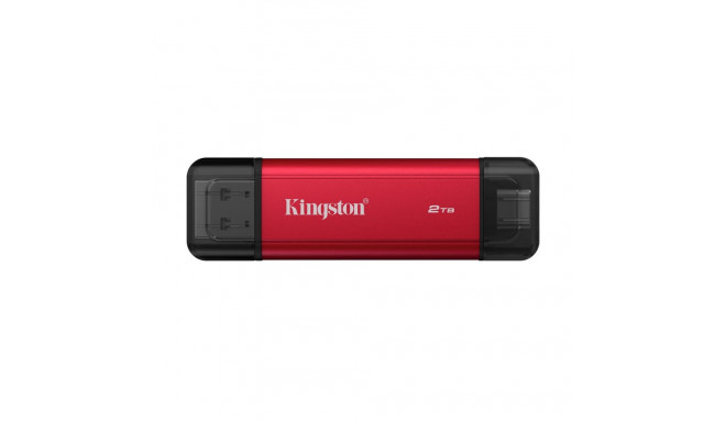 Kingston Dual Portable Solid-State Drive, USB Type-A and Type-C | 2000 GB | Solid-state drive interf