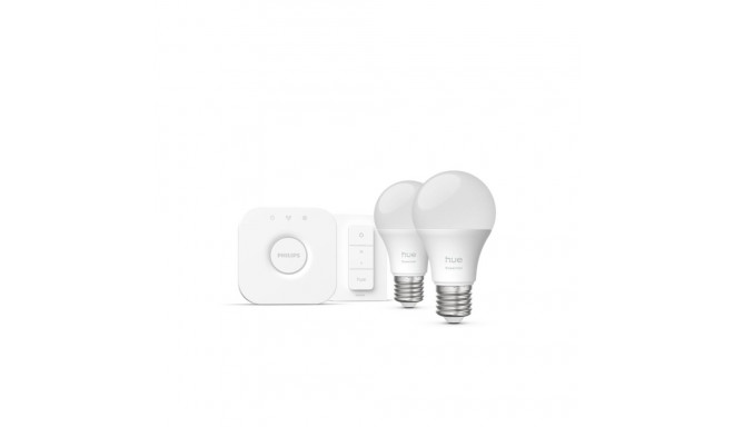 Philips Hue E WCA 806 A60 2kit SW EU | E27 | 8 W | 16 miljonit värvi, valge ja värviline valgus