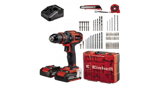 EINHELL SCREWDRIVER TE-CD 18/40 Li +64 2x2Ah