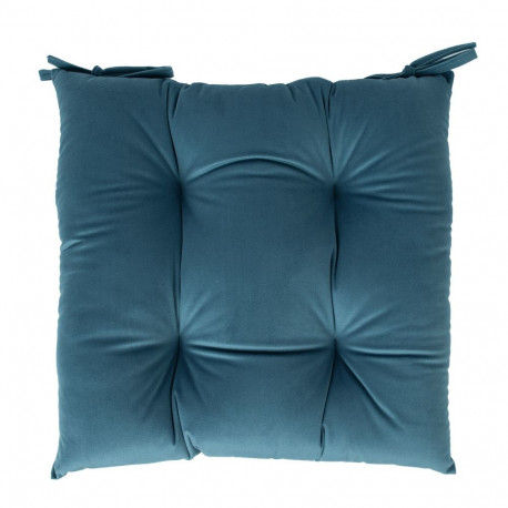 Chair cushion VELVET NEW 40x40cm, grey blue