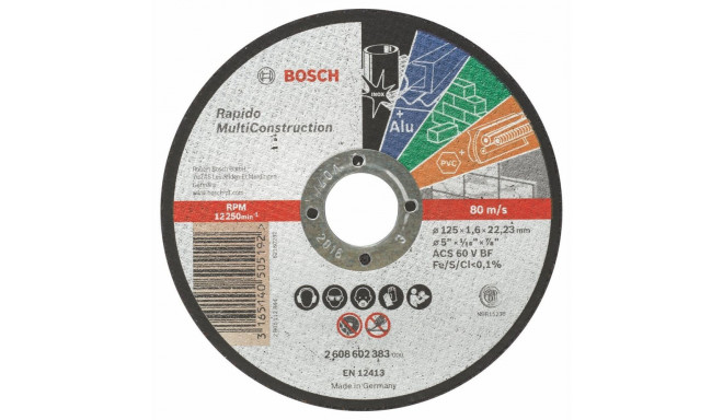Bosch Cutting disc MultiConstruction125mm