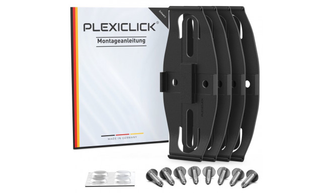 Plexiclick numbrimärgi hoidja must