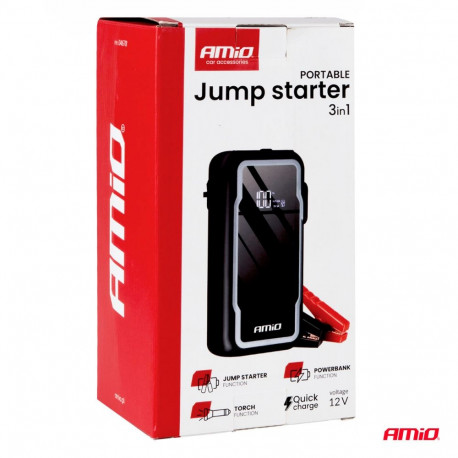 3-ühes käivitusseade  12V 12Ah 1600A