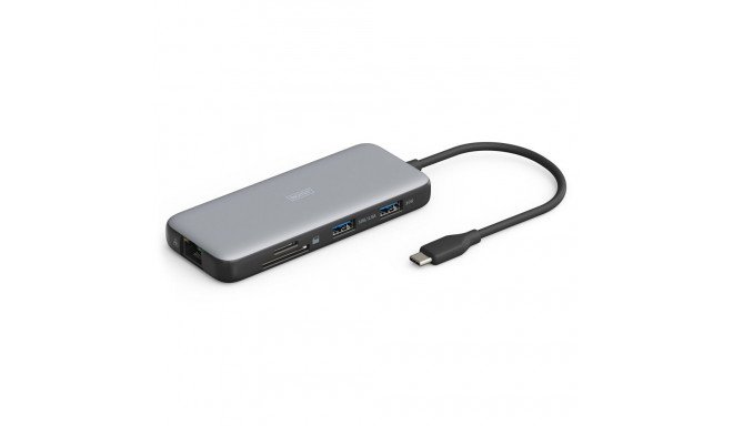 Digitus USB-C dokkimisjaam, 8-pordiline