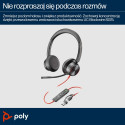 HP Poly Blackwire 8225 stereo USB-C peakkomplekt + USB-C/A adapter